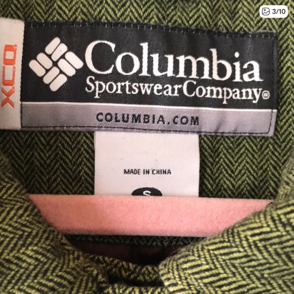 Columbia XCO Women's Equestrian Jacket Green Herringbone jacket - Picture 3 of 7